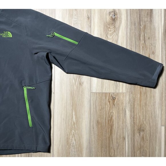 The North Face Soft Shell Hiking Fleece Lined Gray Jacket - Men Size XL - Picture 14 of 16